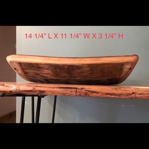 Bowl made from Bourbon barrel